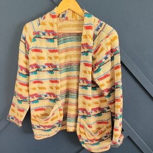 Colorful Striped Cardigan